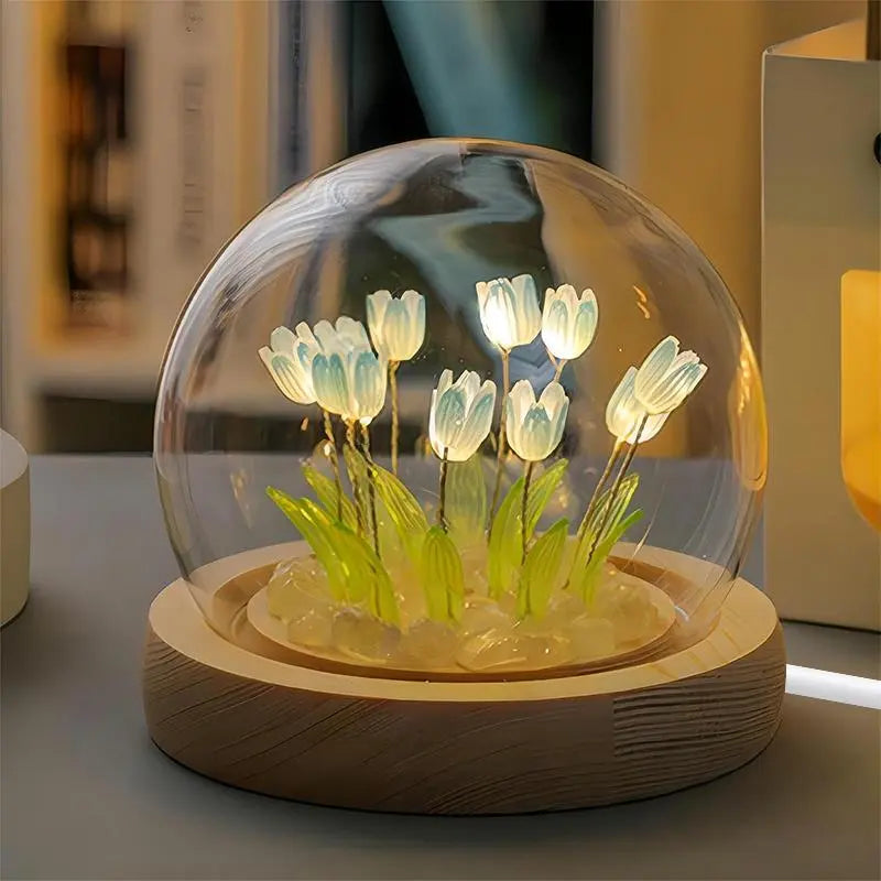 Tulip Shaped Night Light for Bedroom