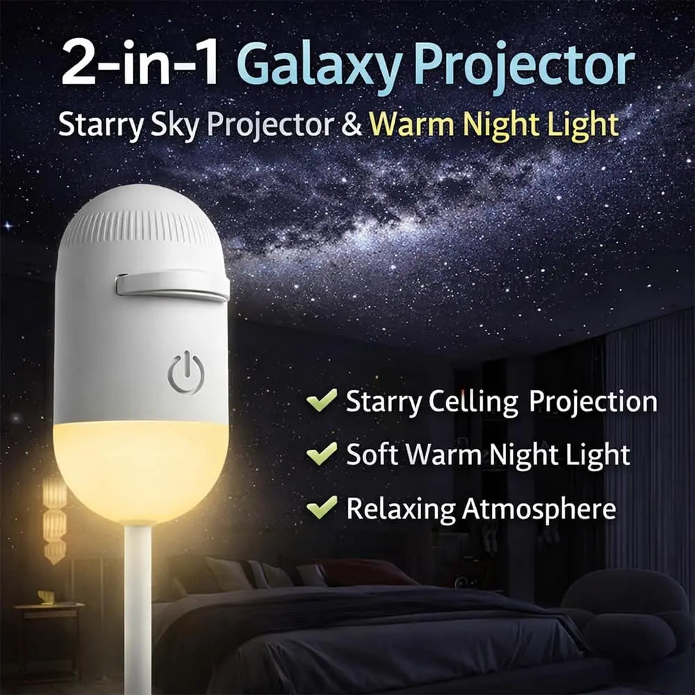 Galaxy Projector, Dual-Mode Night Light