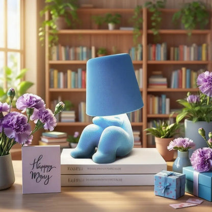 Grass Character LED Table Lamp with 3-Way Dimming