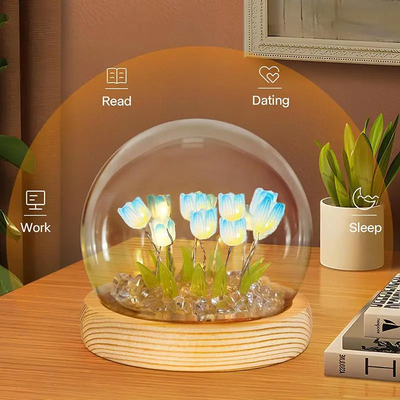 Tulip Shaped Night Light for Bedroom