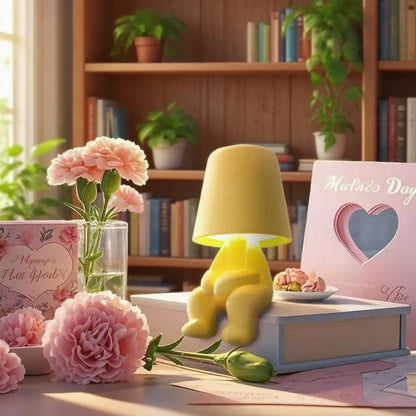 Grass Character LED Table Lamp with 3-Way Dimming