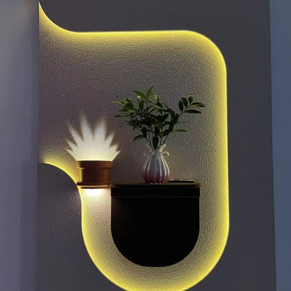 Cactus Wall Lamp Projection Night Light 