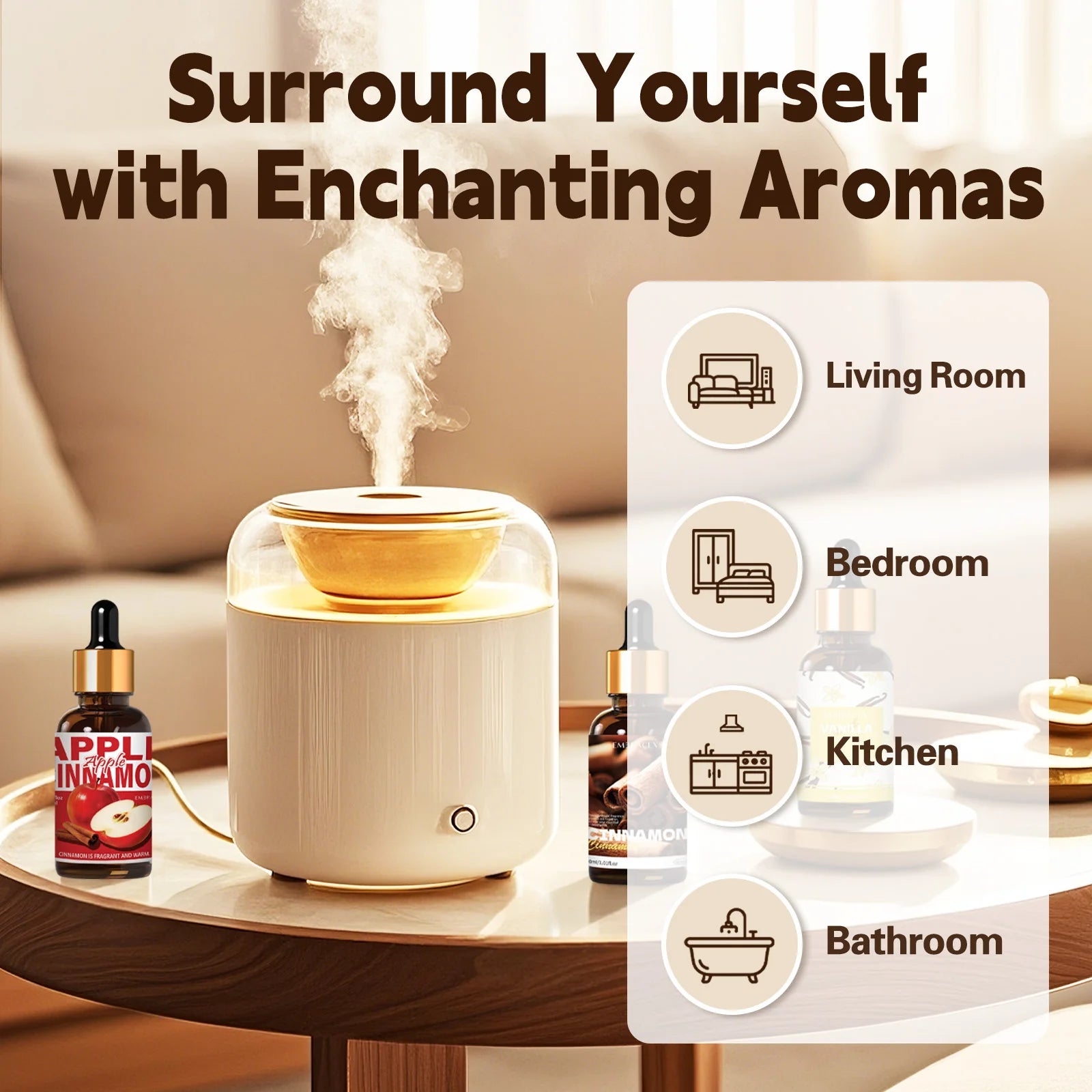 Essential Oil Long Lasting Fragrance for Aromatherapy Skin Care Massage Relaxation 