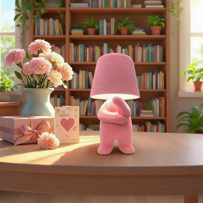 Grass Character LED Table Lamp with 3-Way Dimming