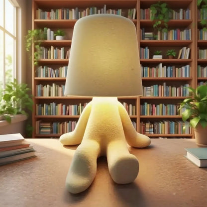 Grass Character LED Table Lamp with 3-Way Dimming