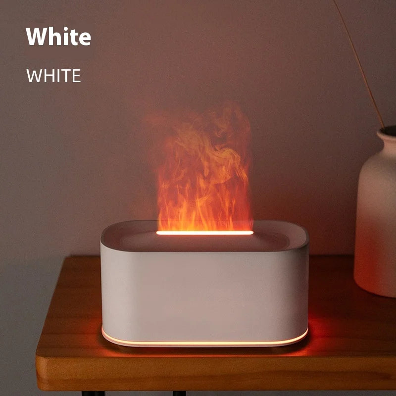 Transform Your Space with the Seven-Color Aromatherapy Humidifier – Stylish Wood Grain Design for Relaxation and Wellness