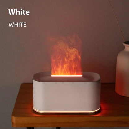 Transform Your Space with the Seven-Color Aromatherapy Humidifier – Stylish Wood Grain Design for Relaxation and Wellness