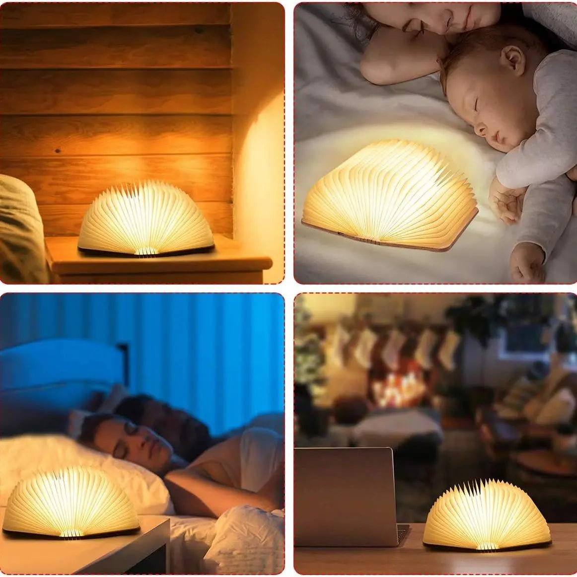 Folding Book Lamp Night Light
