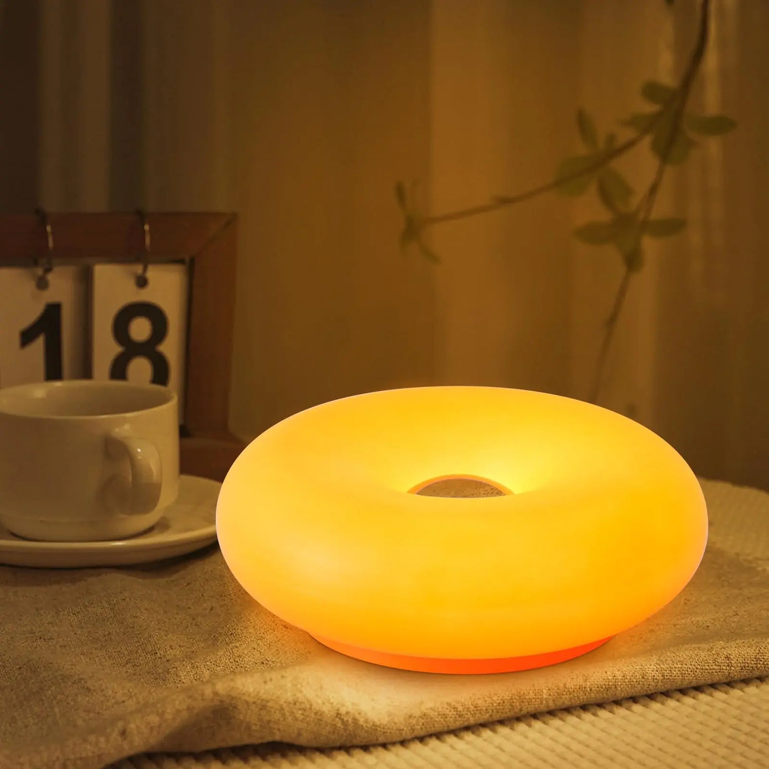 Orange Donut Mood Lamp