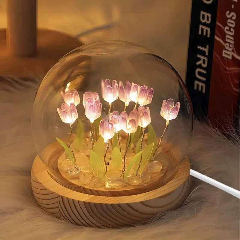 Tulip Shaped Night Light for Bedroom