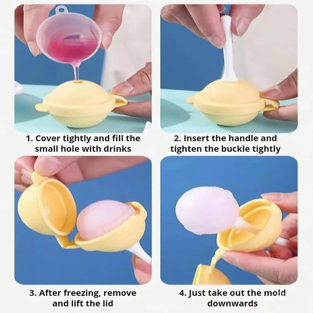 Silicone Popsicle Molds Set (6/10 Pieces) - Reusable Ice Cream and Lollipop Maker for Kids, Ideal Kitchen Accessory and Party Gift