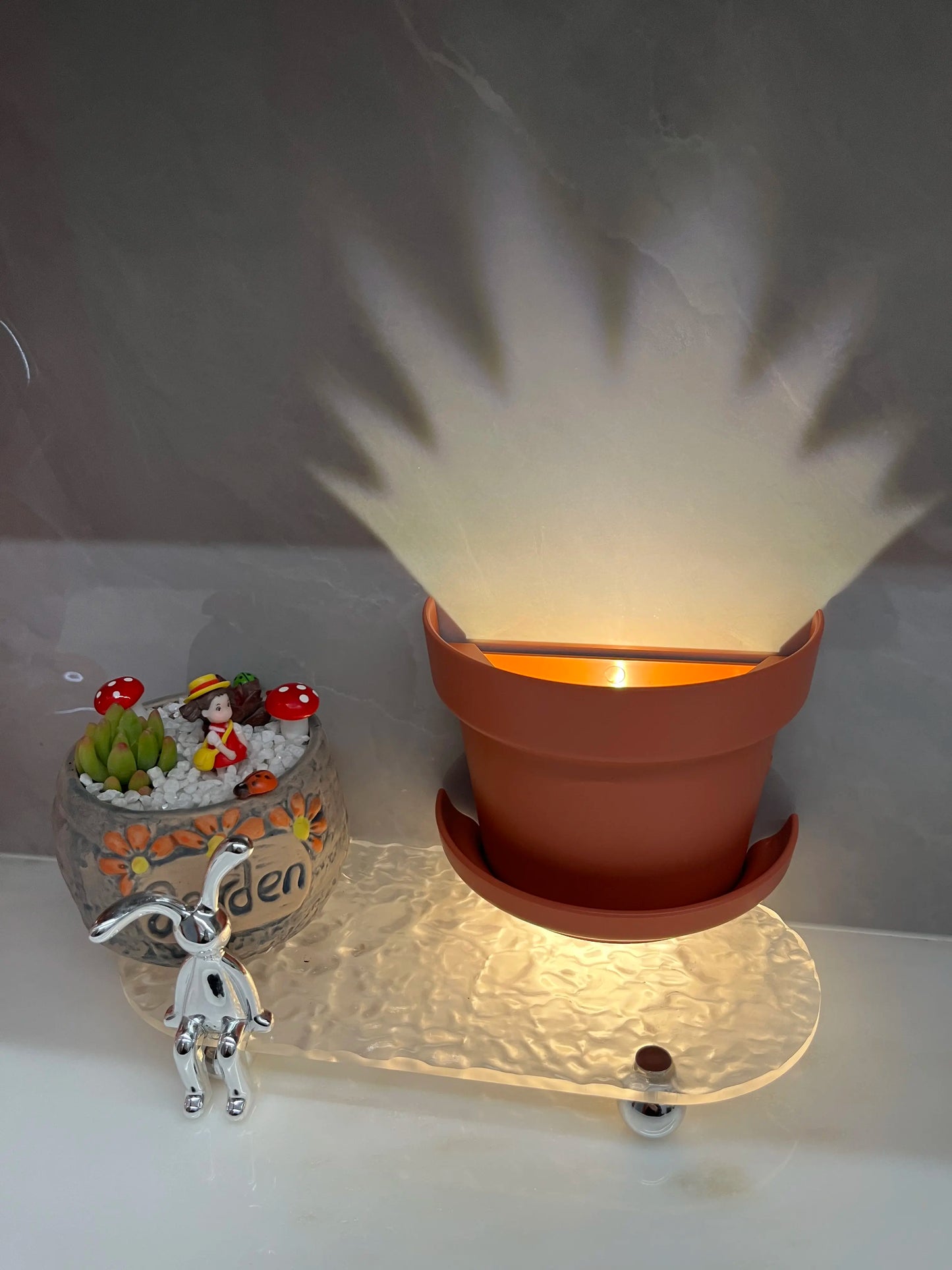 Cactus Wall Lamp Projection Night Light 