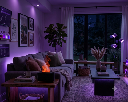 Transform Your Space with the Seven-Colour Aromatherapy Humidifier