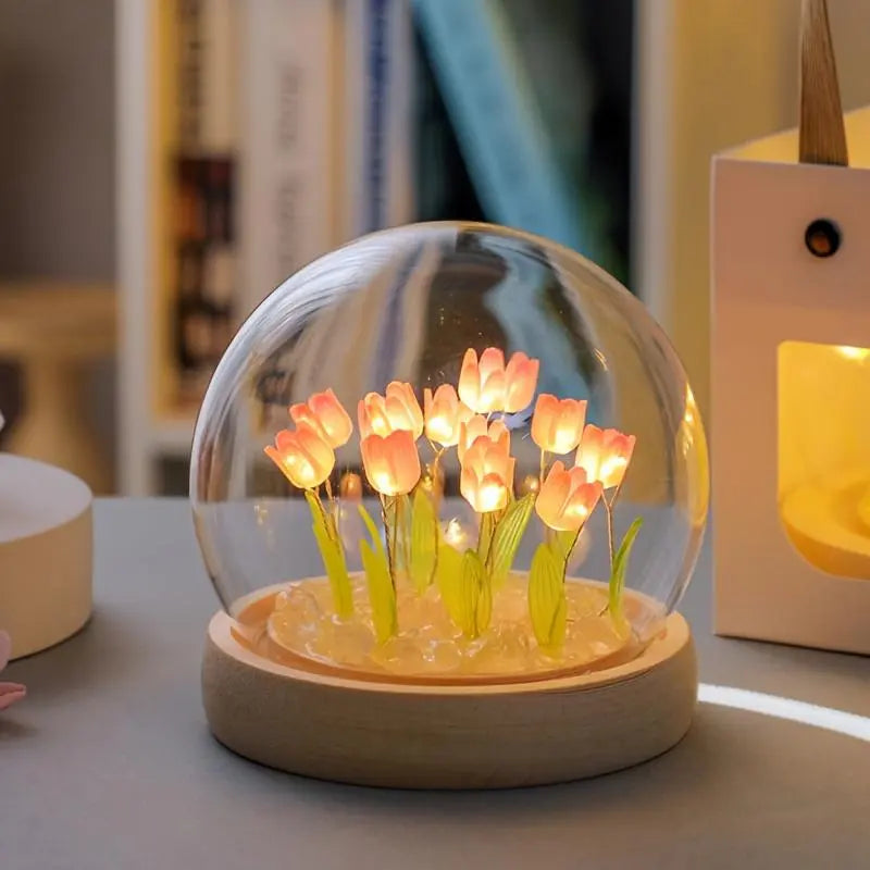Tulip Shaped Night Light for Bedroom