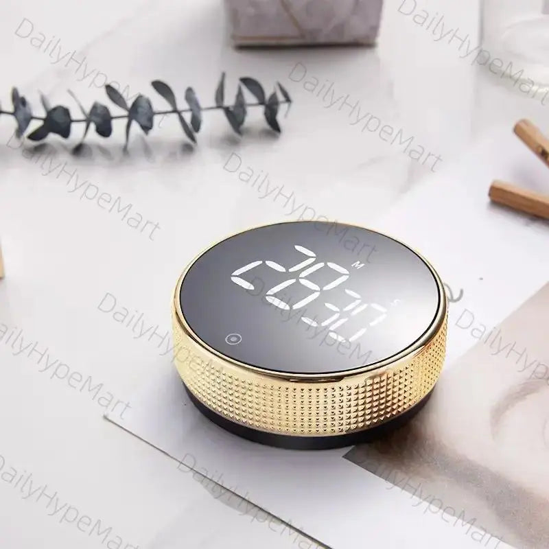 Rotating Magnetic Digital Timer with Dual Countdown and Count-Up Alarm, Featuring Large LED Display for Enhanced Readability - Perfect for Kitchen Cooking, Home Use, Students, Remote Workers, and Fitness Enthusiasts
