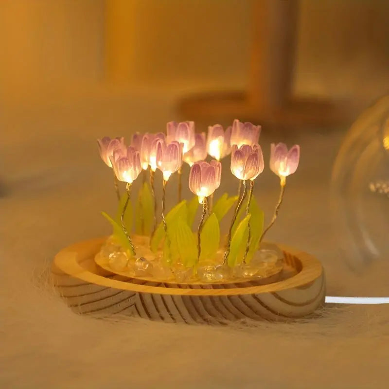 Tulip Shaped Night Light for Bedroom